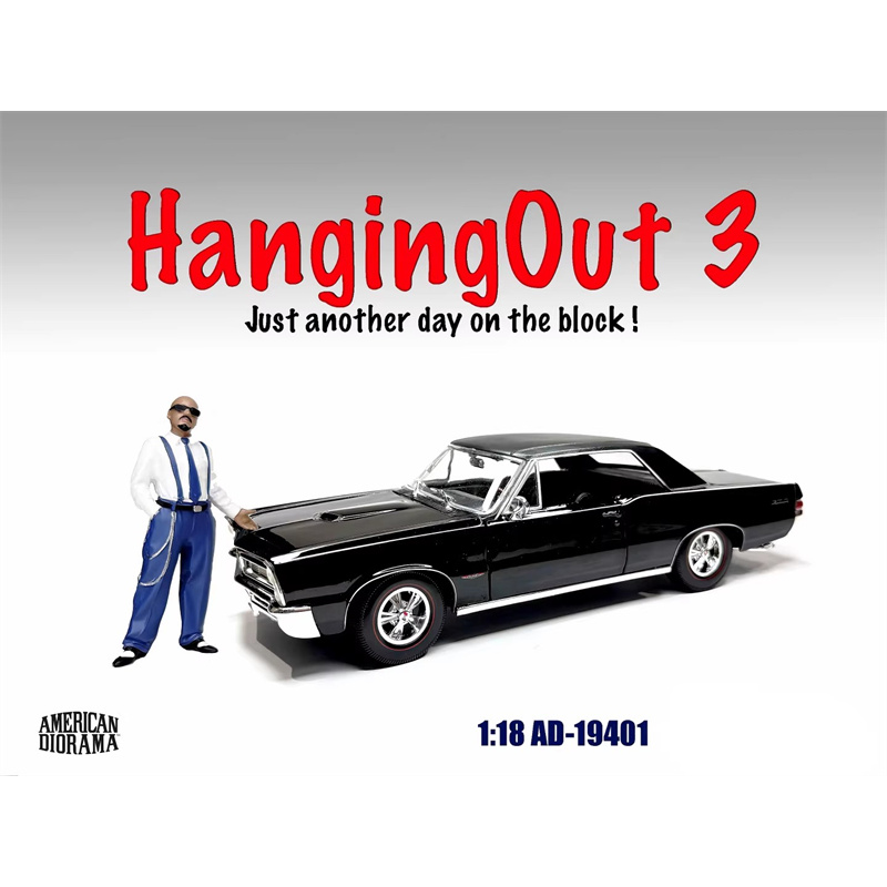 Men'S Fashion Garage - 1/18 Scale Model Hanging Out Vehicle