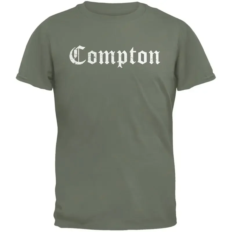 Military Shirt Men - Compton Military Green Adult T Shirt
