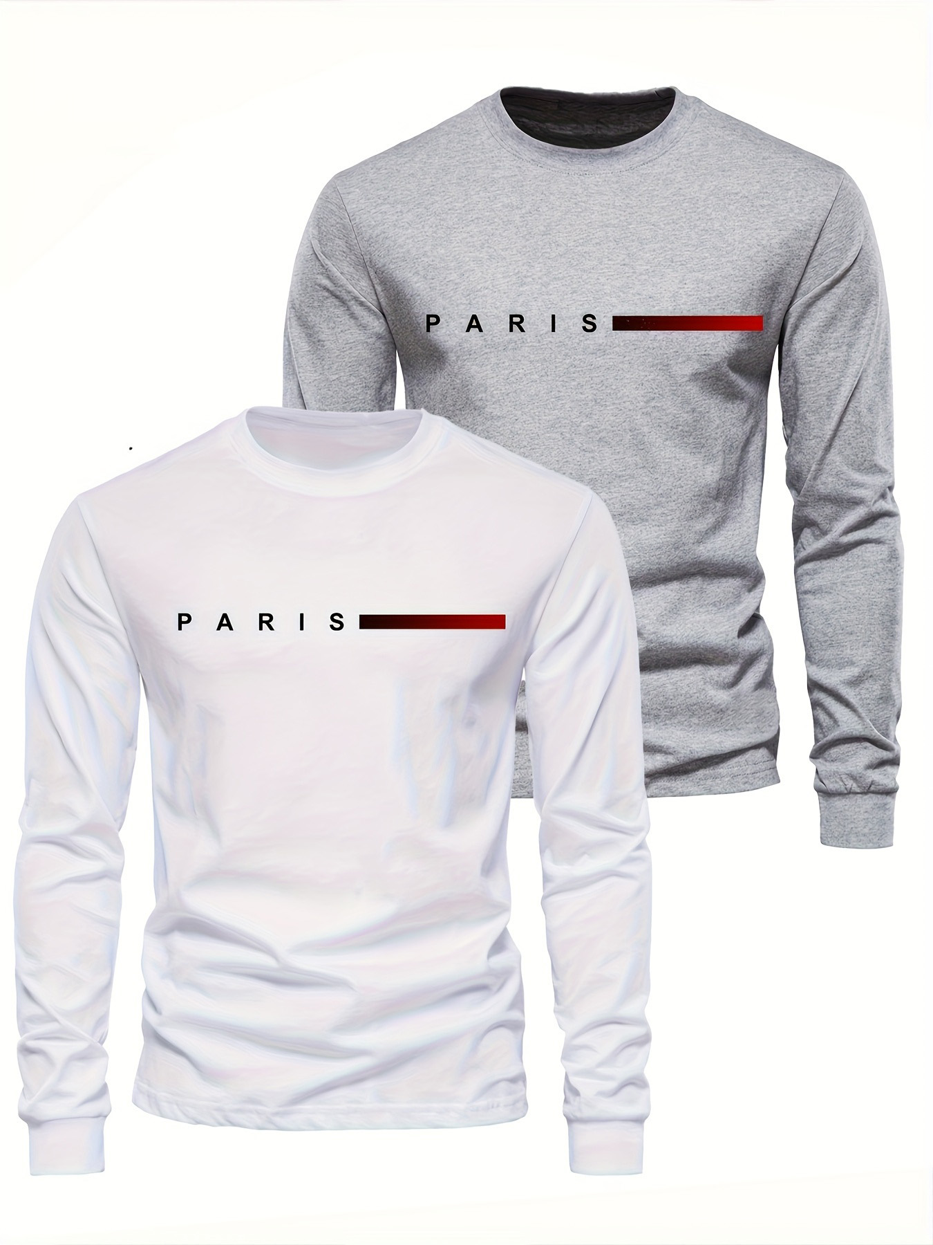 Paris Fashion Men - Fashionable Paris Letter Print Men's 100%