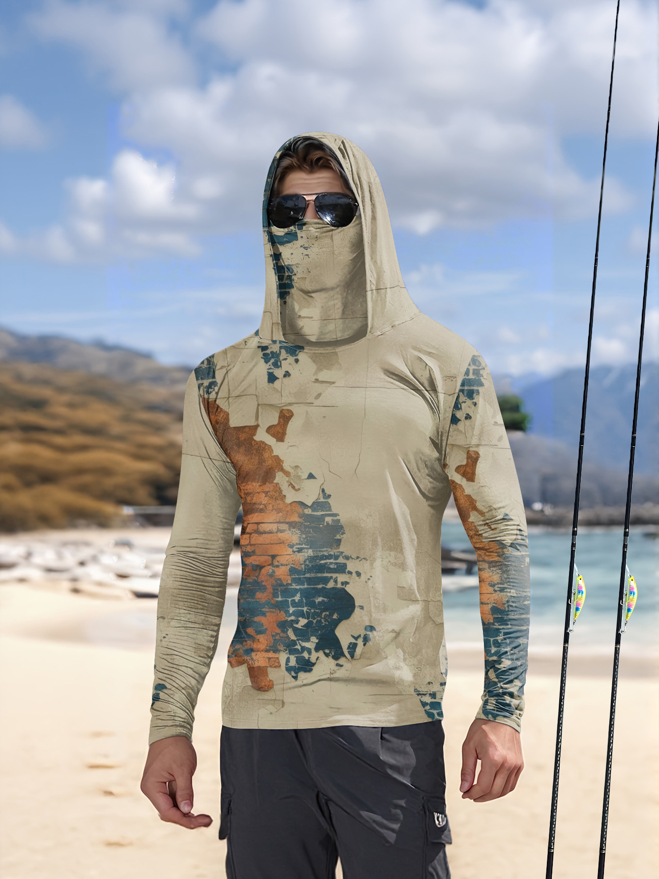 Mens Fashion Trend - 2026 Summer New Men's Long-Sleeved Shirt
