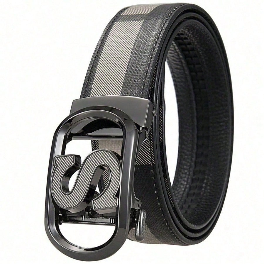 Men'S Fashion Young Professional - Multicolored Printing Leather Fashion Luxury Genuine