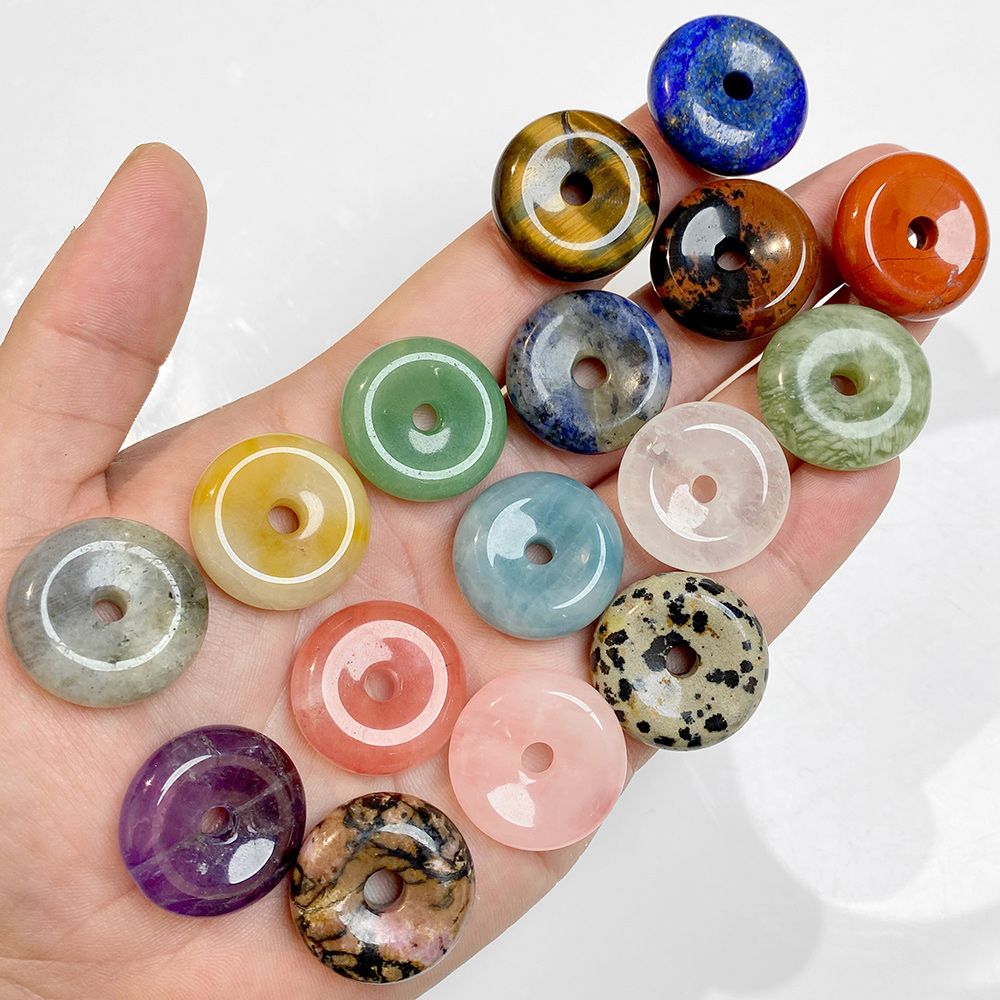 Men'S Fashion Necklaces - 1pc 25MM Circle Donut for Necklace