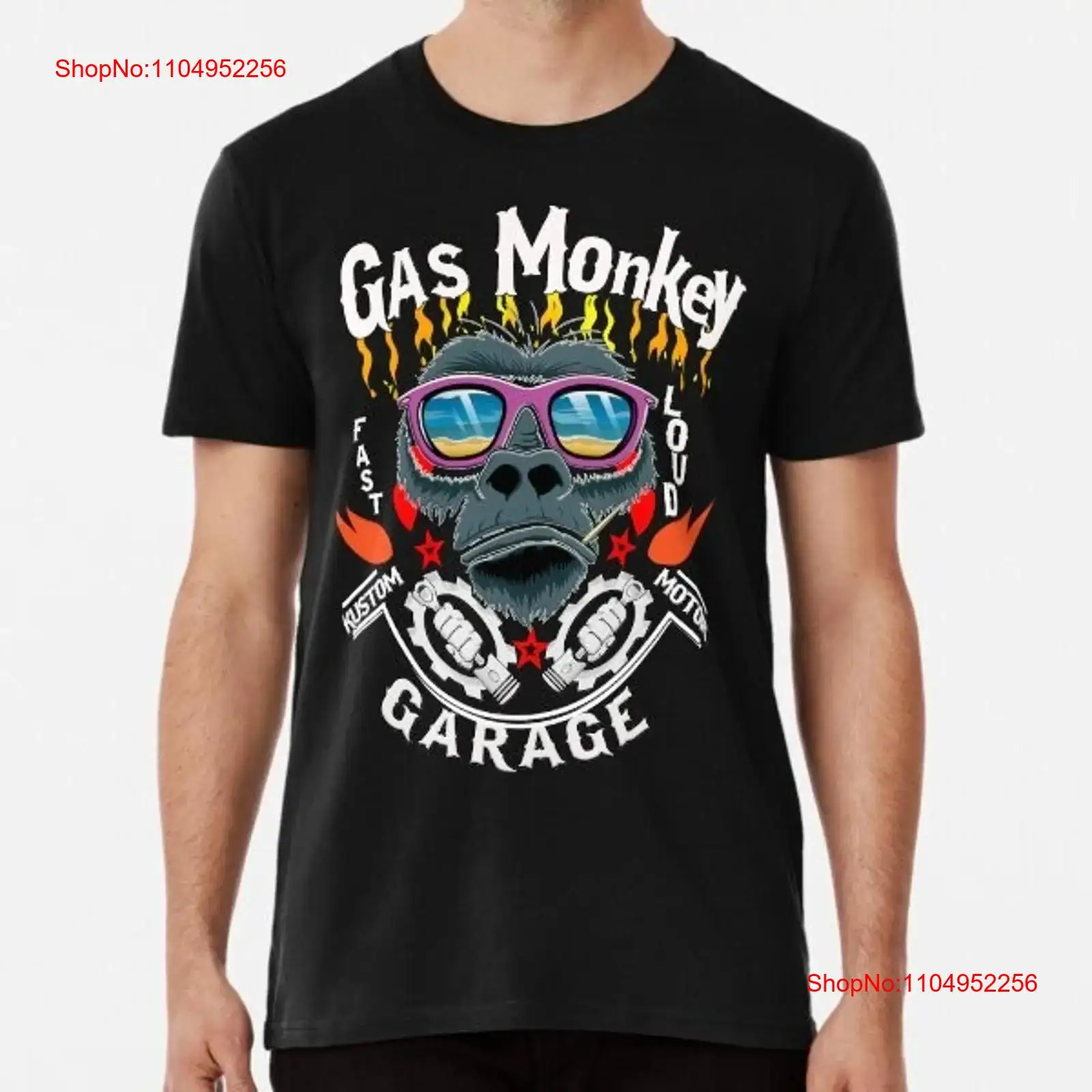 Men'S Fashion Garage - aggressive angry gorilla monkey gas garag