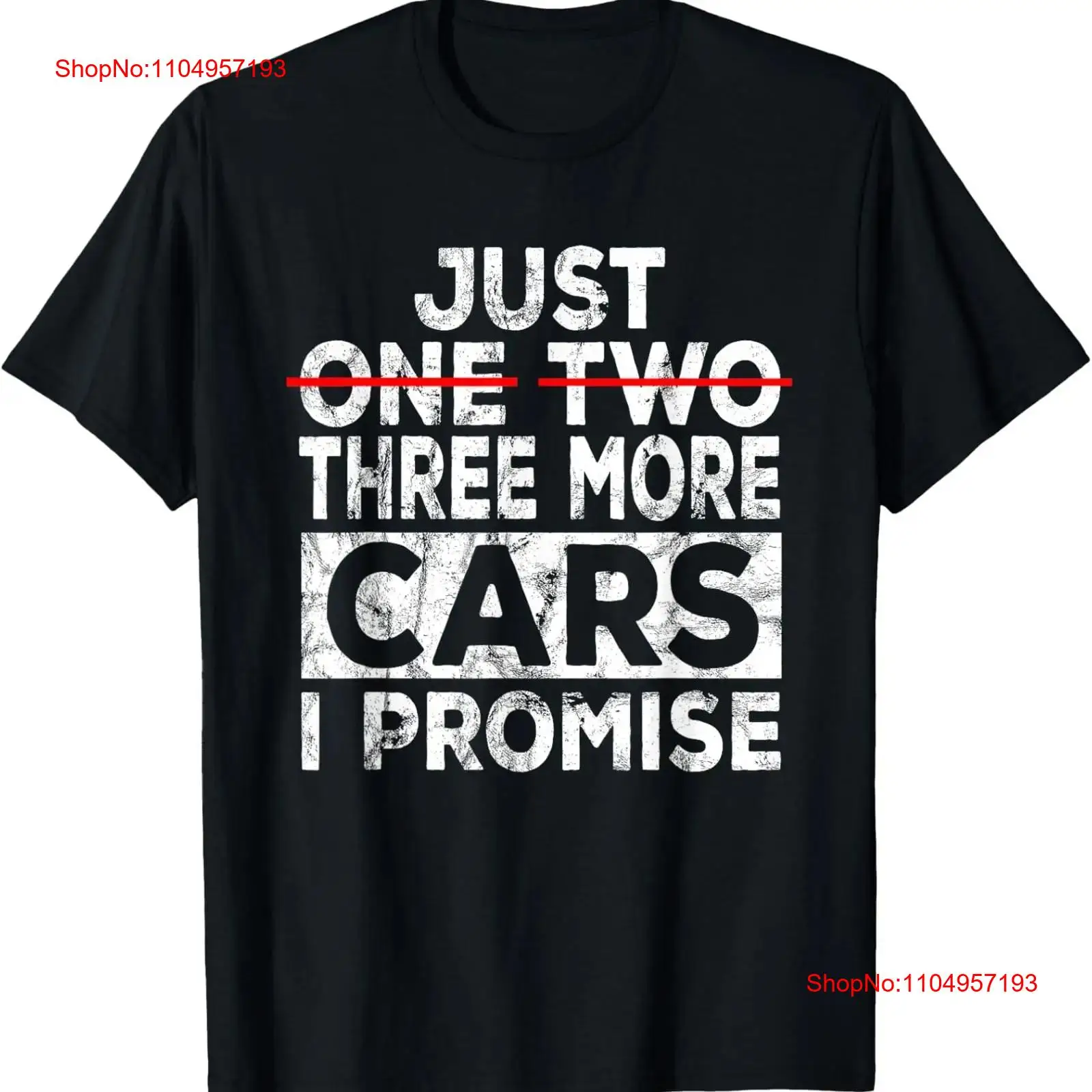 Men'S Fashion Garage - NEW LIMITED Just One More Car
