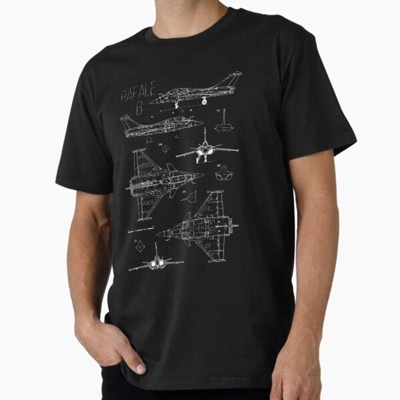 Military Shirt Men - Rafale Jet French Army Military Aircraft