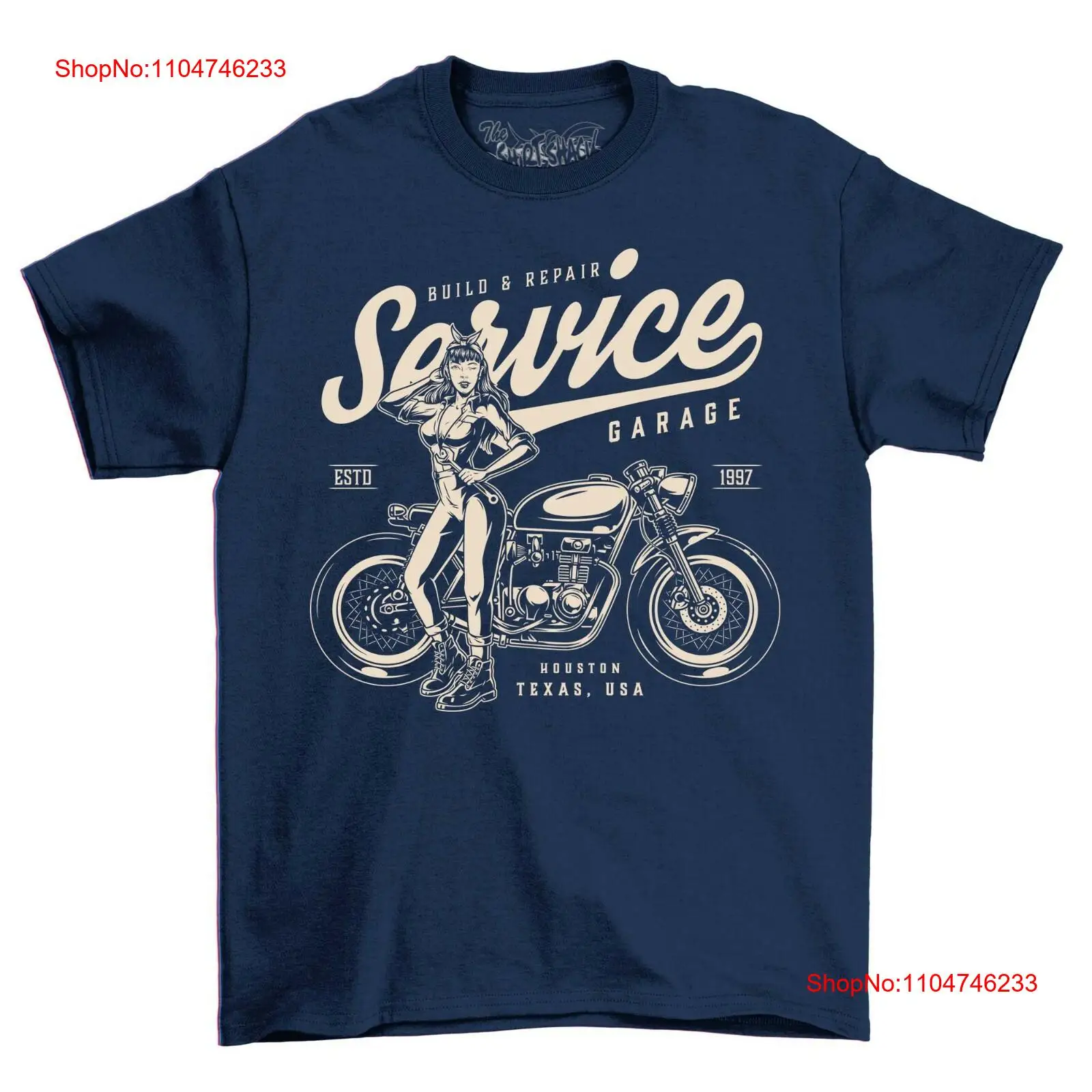 Men'S Fashion Garage - Service Girl Garage Repair Motorcycle Café