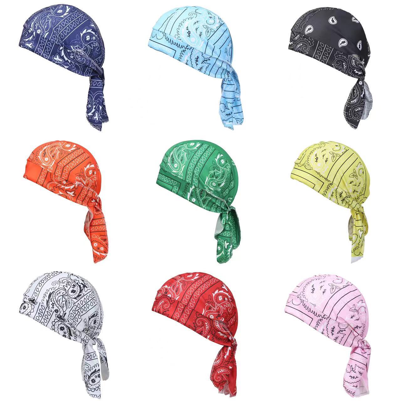 Mens Fashion Caps - Men's Bandana Scarf Cycling Headscarf Handkerchief