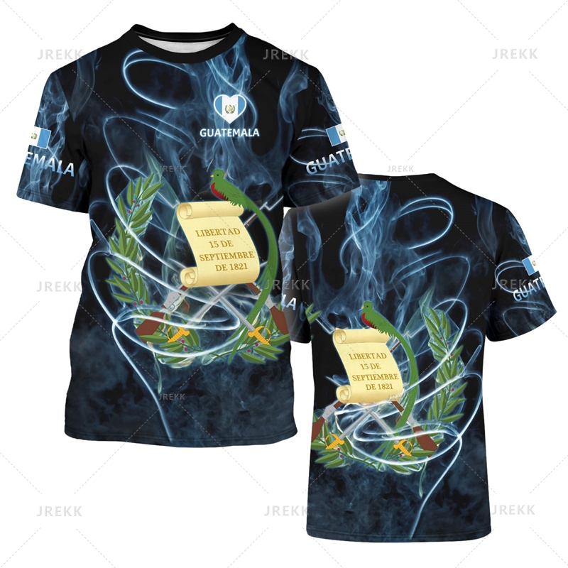 Men'S Fashion Guatemala - Guatemala Flag 3D Printed T Shirt