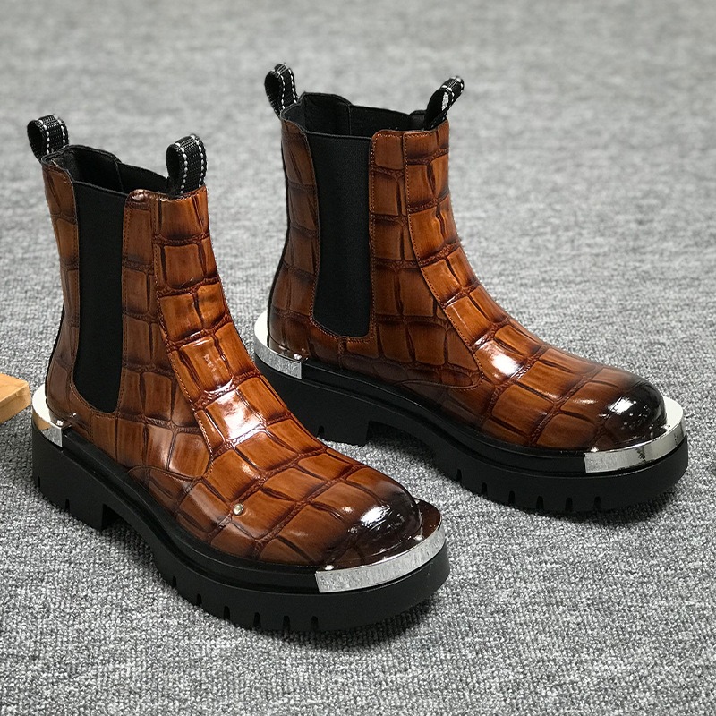Mens Fashion Caps - High Quality Mens Derby Boots High