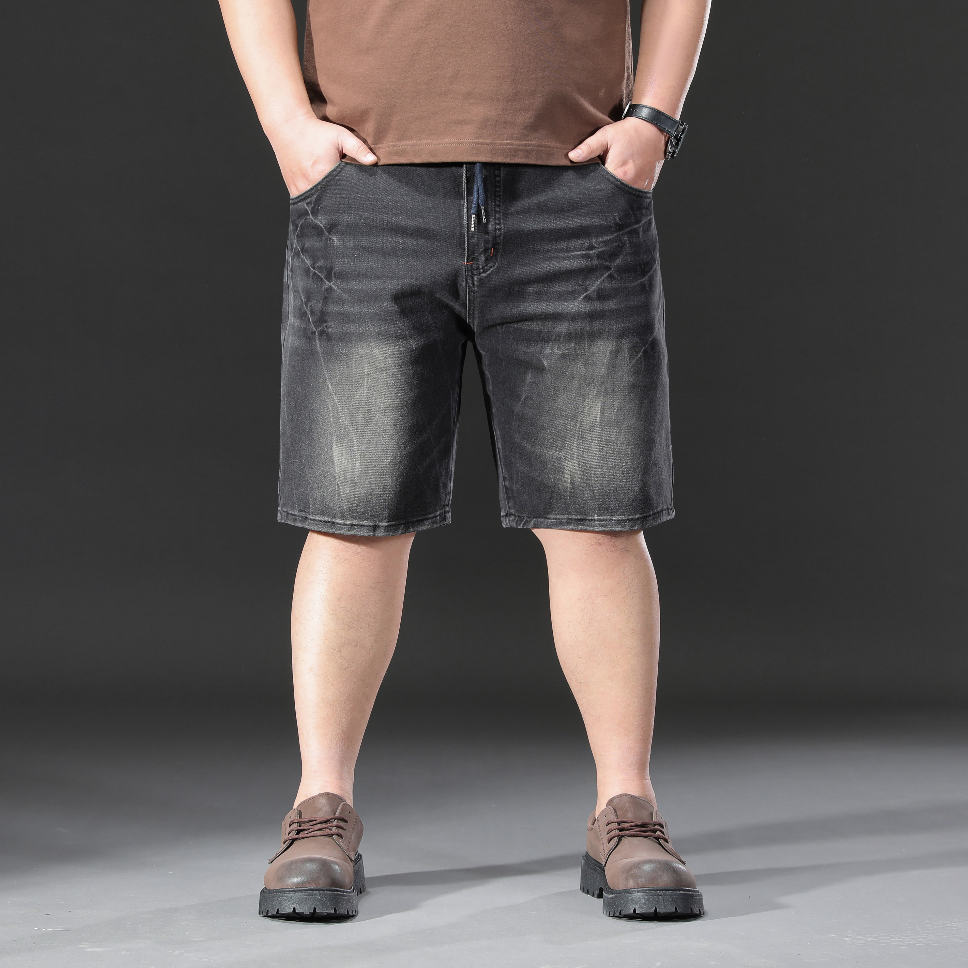 Plus Size Denim Shorts Men's J – обзор и цена Men'S Fashion Trousers