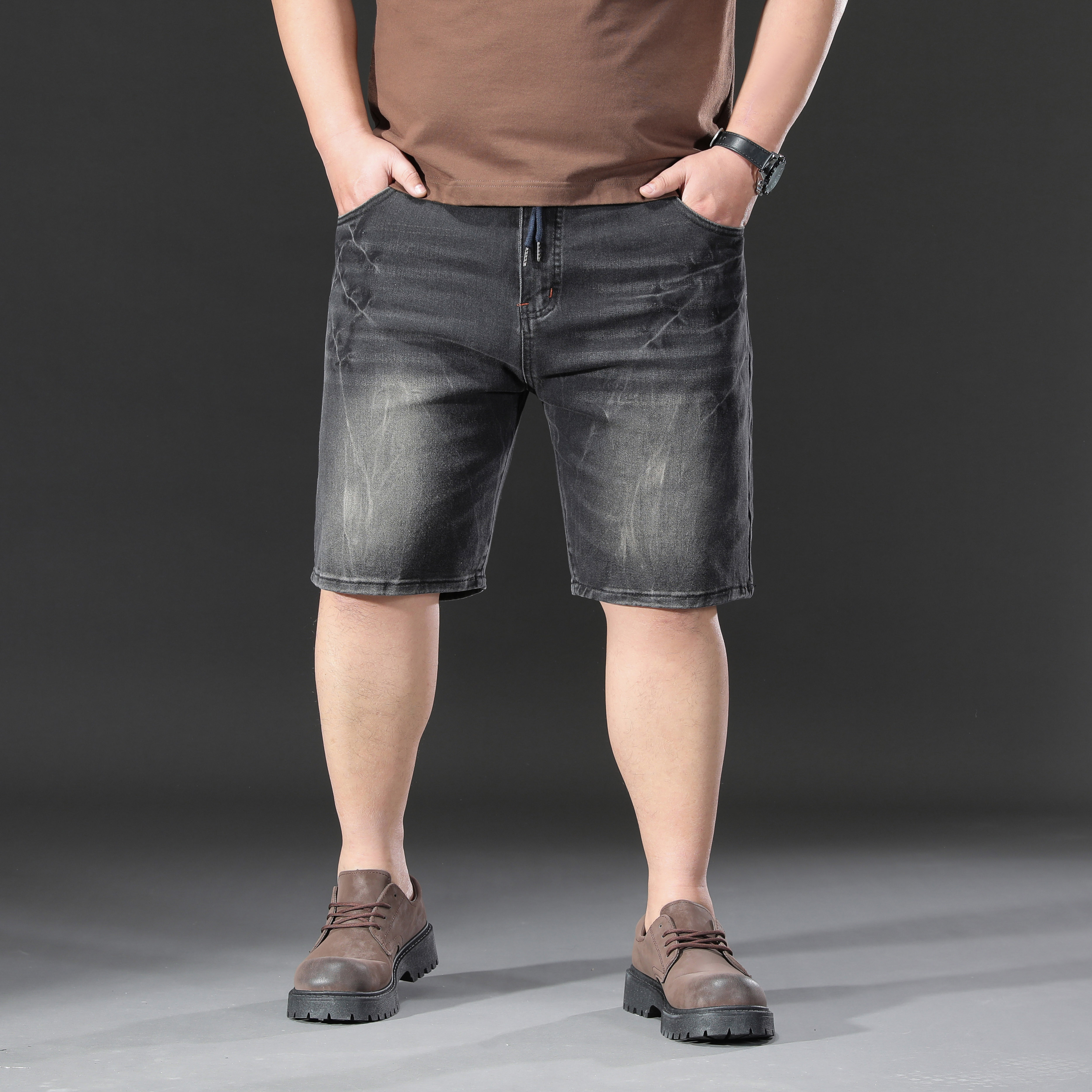 Plus Size Denim Shorts Men's J – обзор и цена Men'S Fashion Trousers