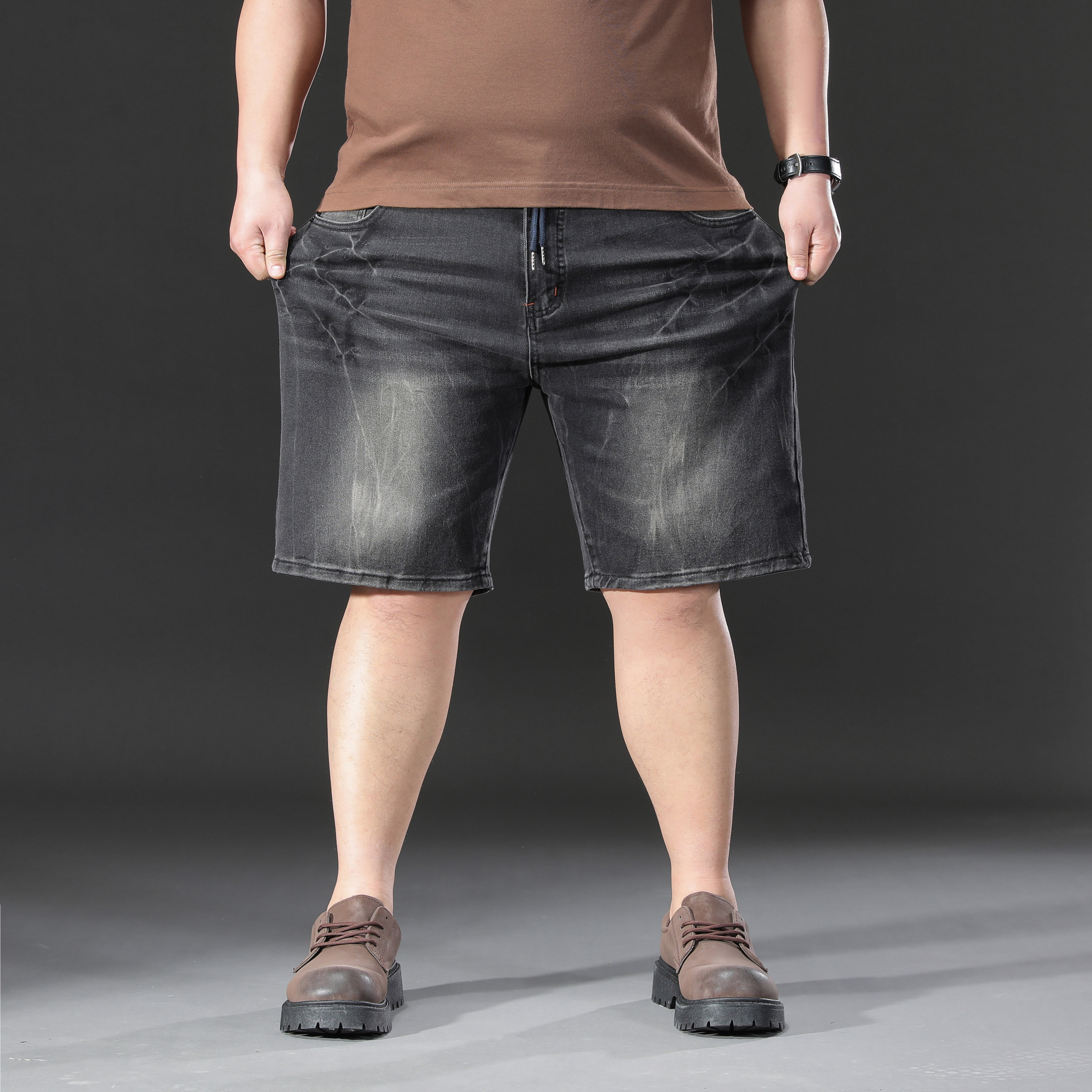 Plus Size Denim Shorts Men's J – обзор и цена Men'S Fashion Trousers
