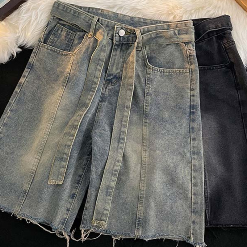 Summer Thin Fringed Denim Shor – обзор и цена Men'S Fashion Trousers