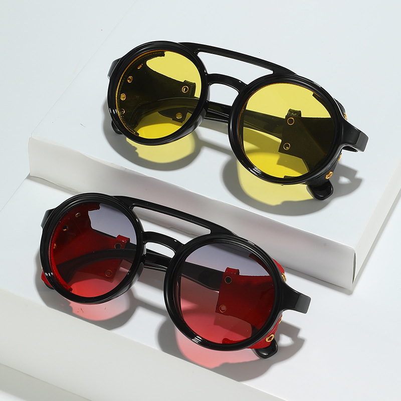 Retro Anti-UV Sunglasses Men W – обзор и цена Men'S Fashion Round Glasses
