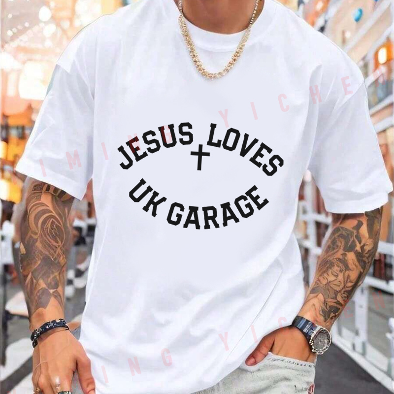 Jesus Loves UK Garage SloganBl – обзор и цена Men'S Fashion Uk 2026