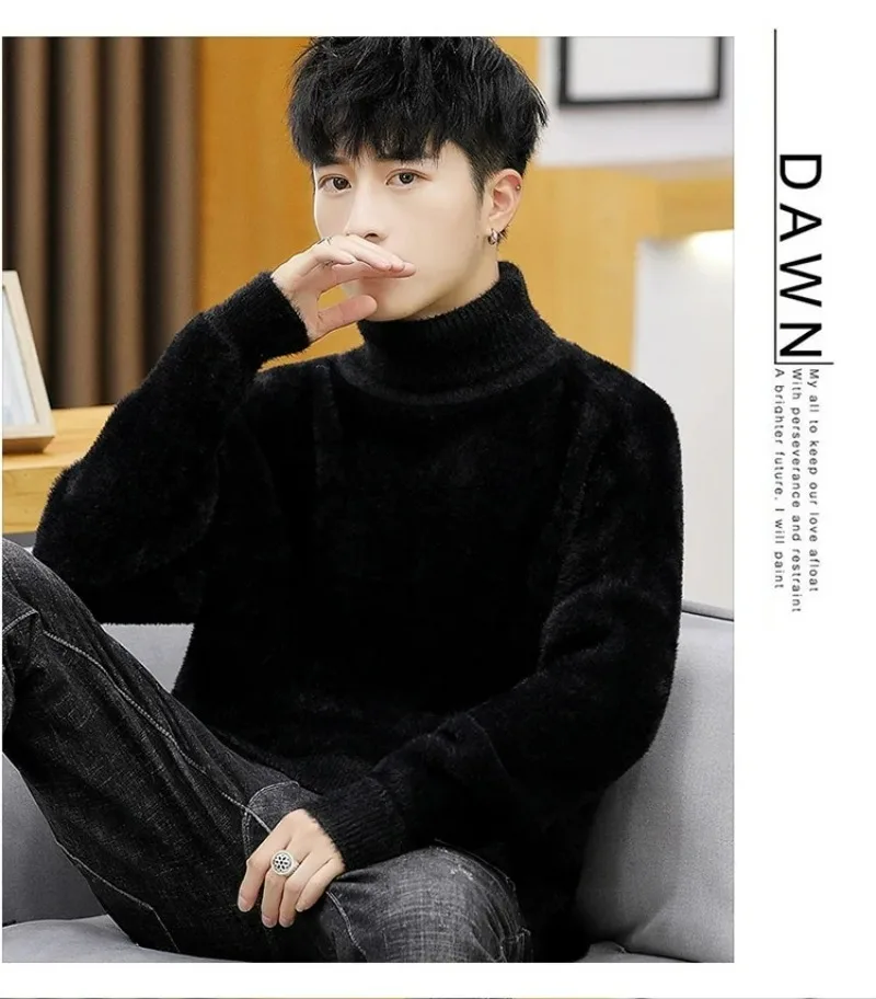 White Pullover Turtleneck Men  – обзор и цена Turtleneck Sweater Men