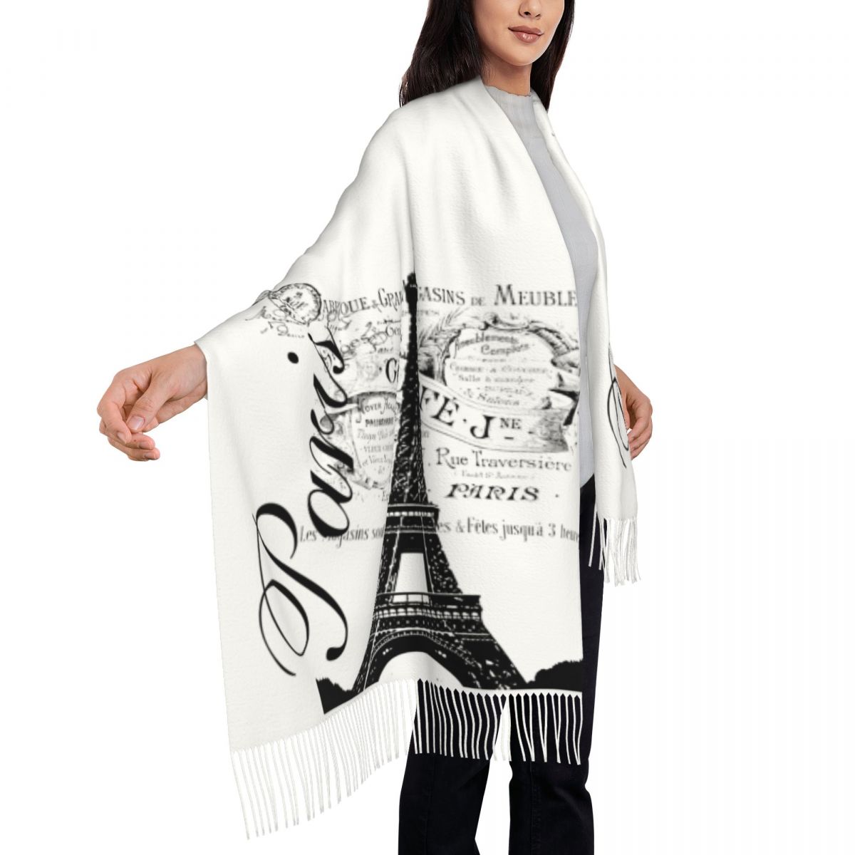 Custom Printed Vintage Eiffel  – обзор и цена Paris Fashion Men