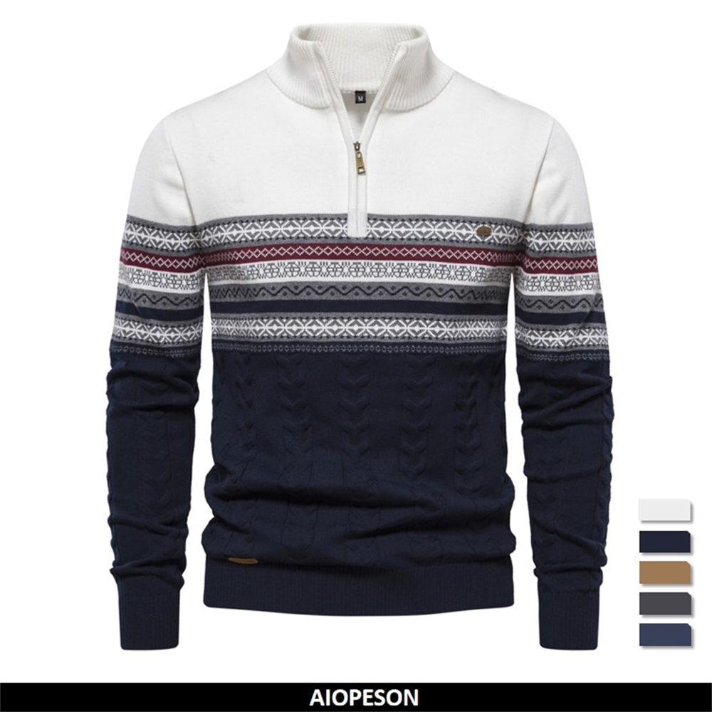 2023 New Autumn High Quality Z – обзор и цена Turtleneck Sweater Men