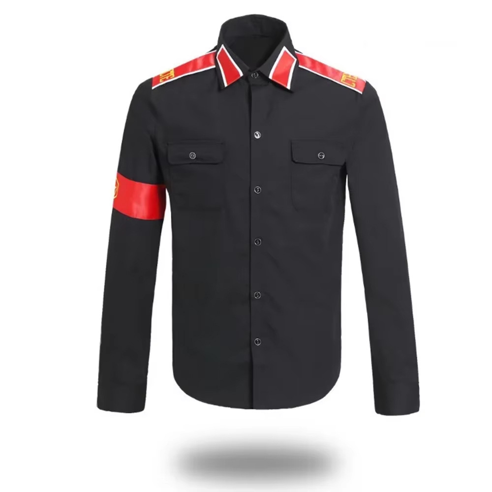 Michael Jackson Anti-War Milit – обзор и цена Military Shirt Men