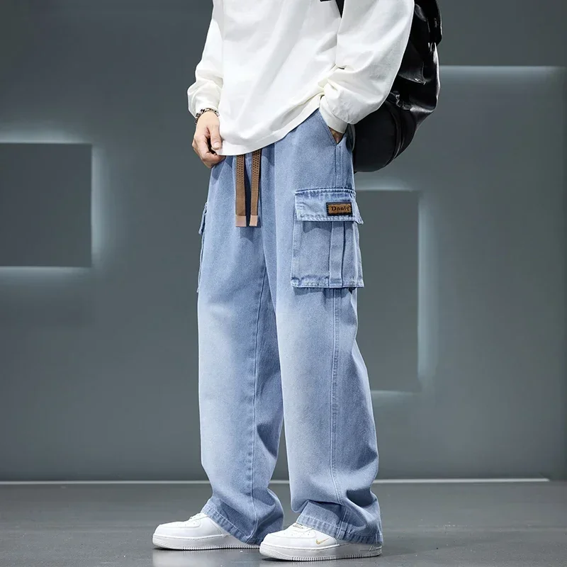 Autumn New Wide Leg Washing Je – обзор и цена Men'S Fashion Nova Jeans