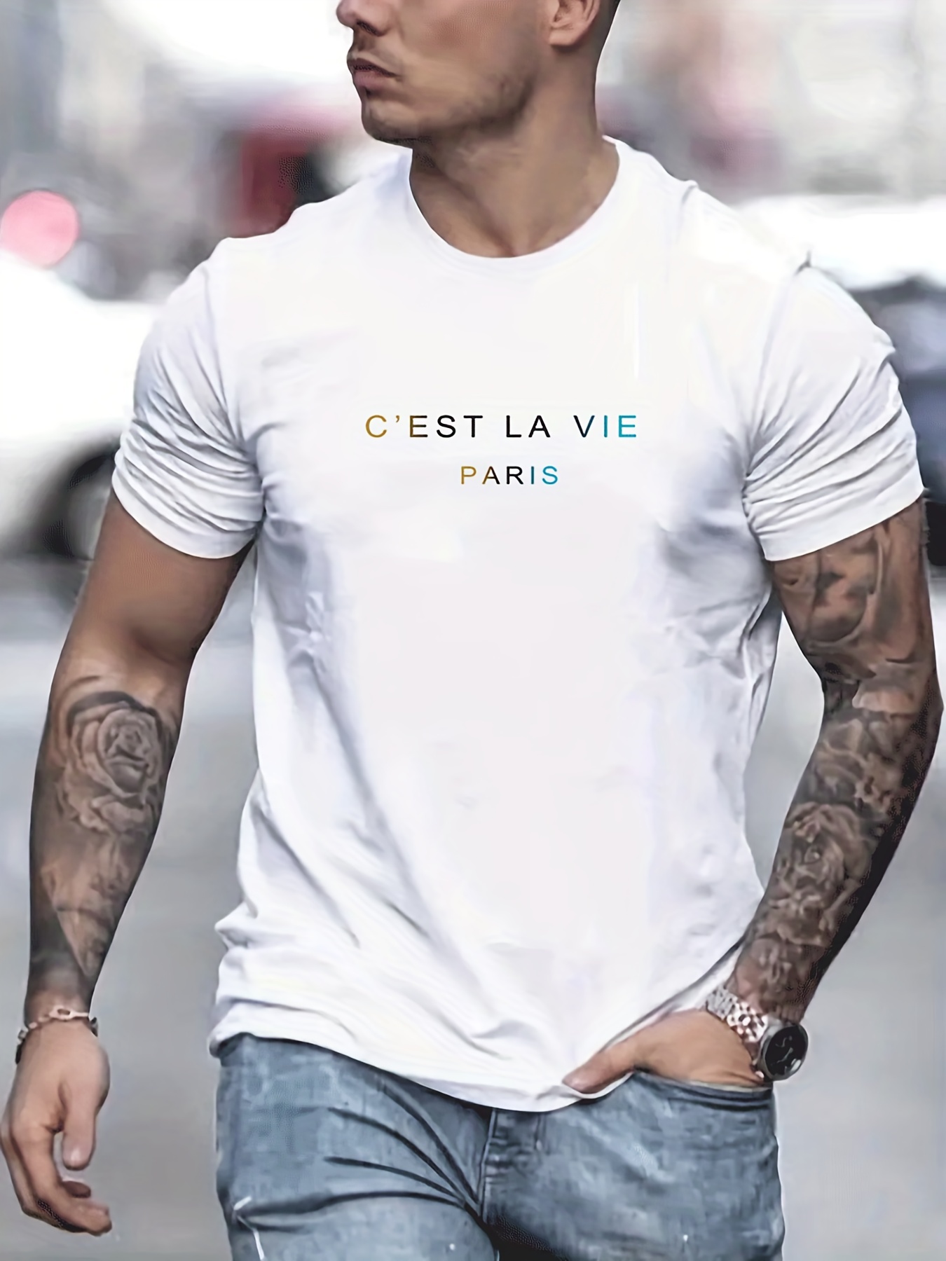 Men's summer 100% pure cotton  – обзор и цена Paris Fashion Men