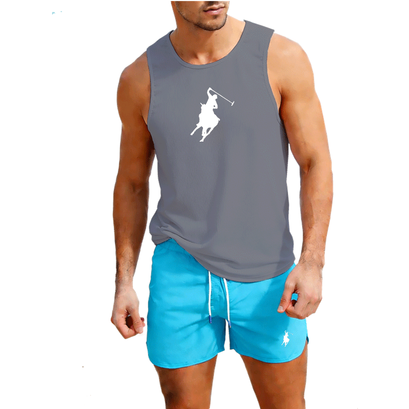 European Men Summer Vest and S – обзор и цена Mens Fashion Trend