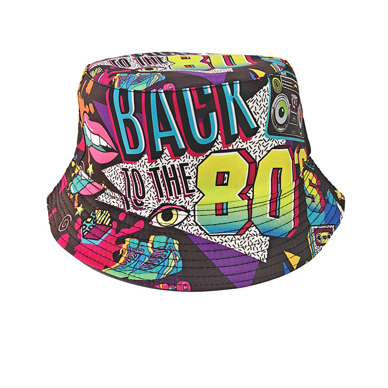 Fashion Retro Graffiti 80s 90s – обзор и цена Mens Fashion Bucket Hat