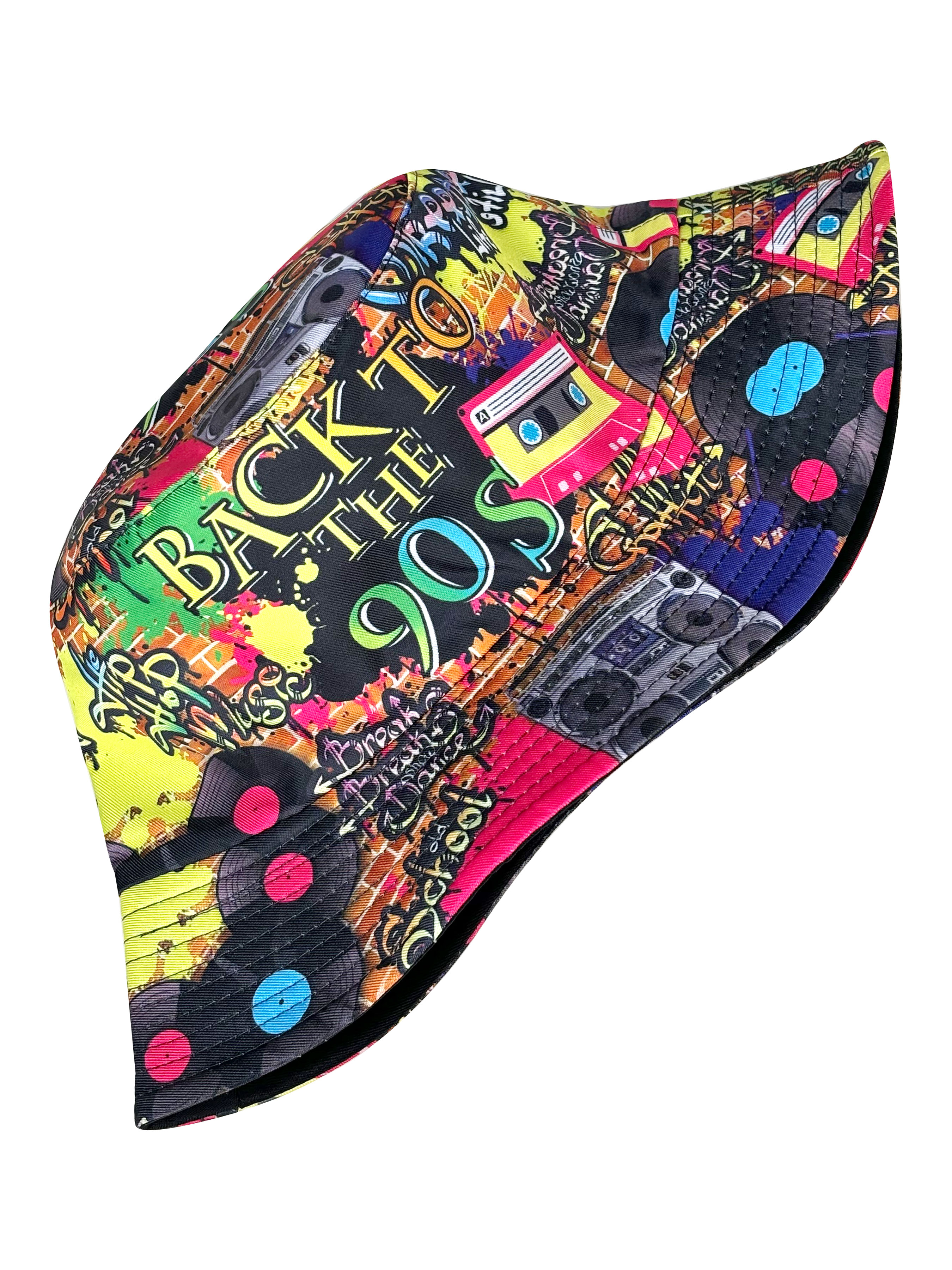 Fashion Retro Graffiti 80s 90s – обзор и цена Mens Fashion Bucket Hat