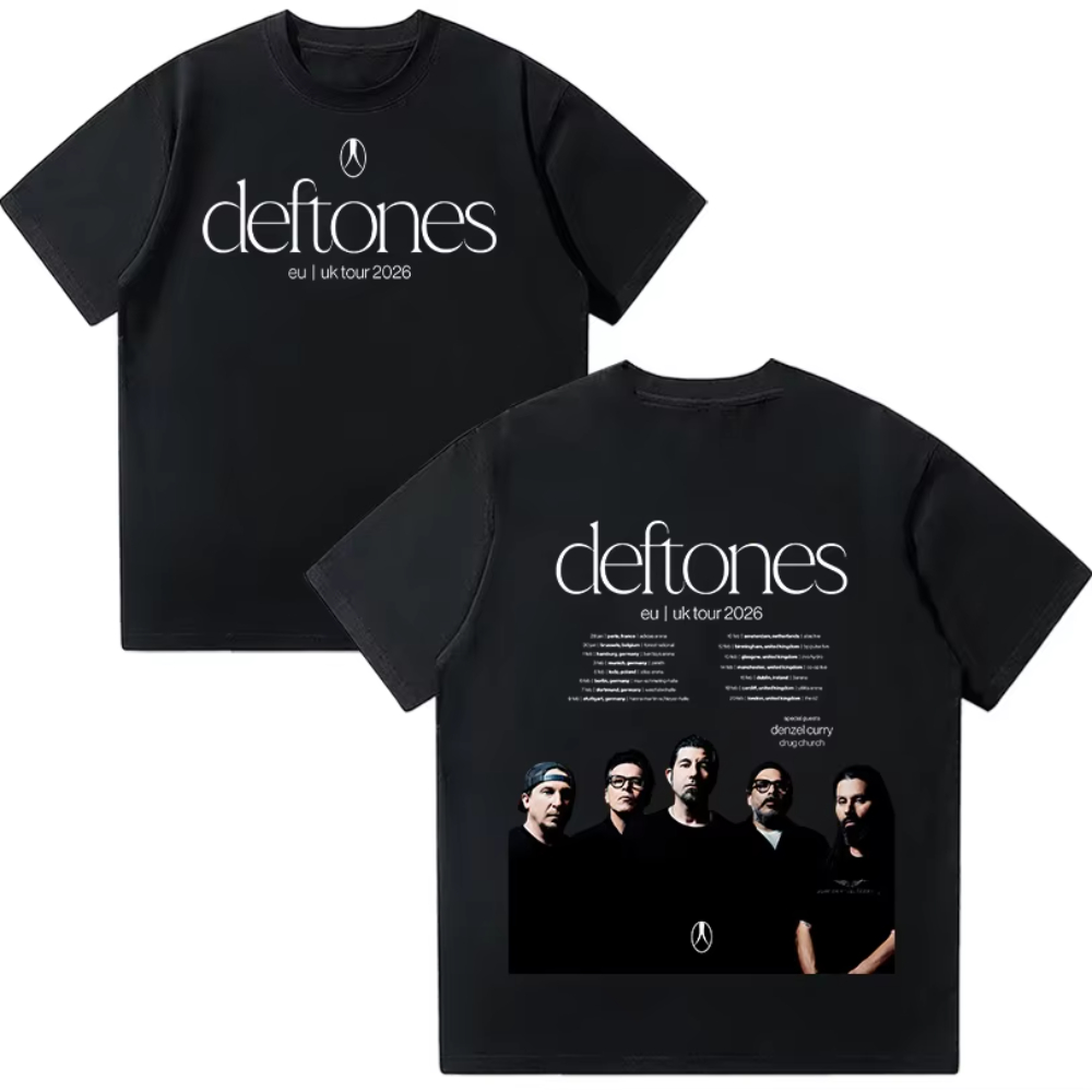 Deftones EU UK Tour 2026 T-shi – обзор и цена Men'S Fashion Uk 2026