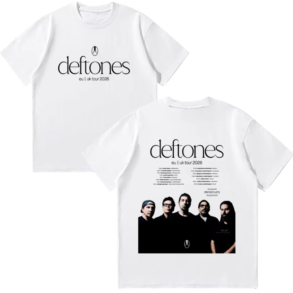 Deftones EU UK Tour 2026 T-shi – обзор и цена Men'S Fashion Uk 2026