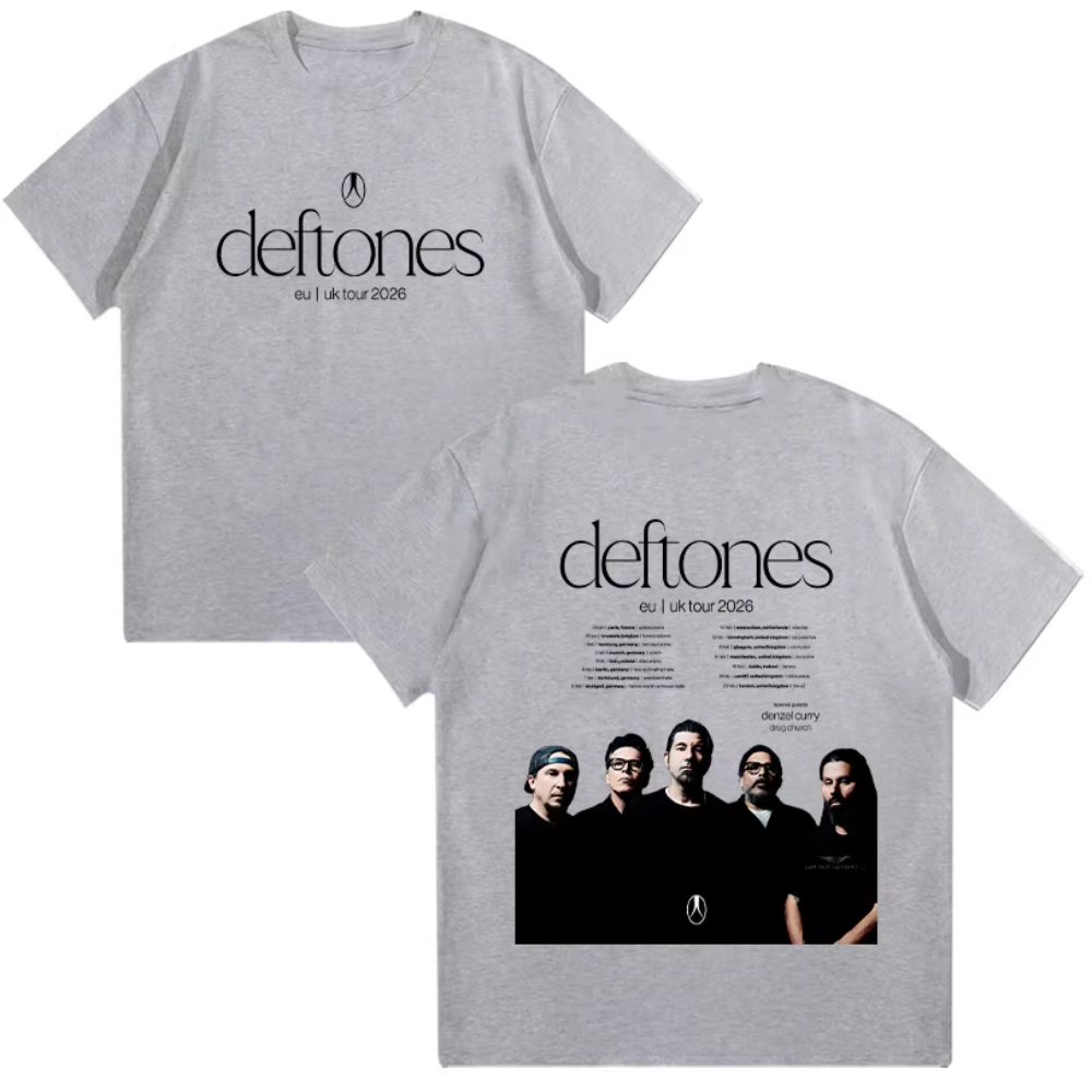 Deftones EU UK Tour 2026 T-shi – обзор и цена Men'S Fashion Uk 2026