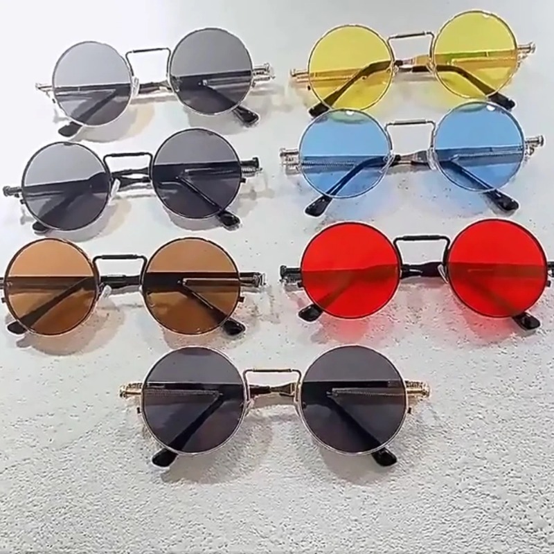 Vintage Metal Frame Round Sung – обзор и цена Men'S Fashion Round Glasses