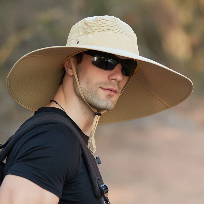 Hot Men's 15CM Big Wide Brim F – обзор и цена Mens Fashion Bucket Hat