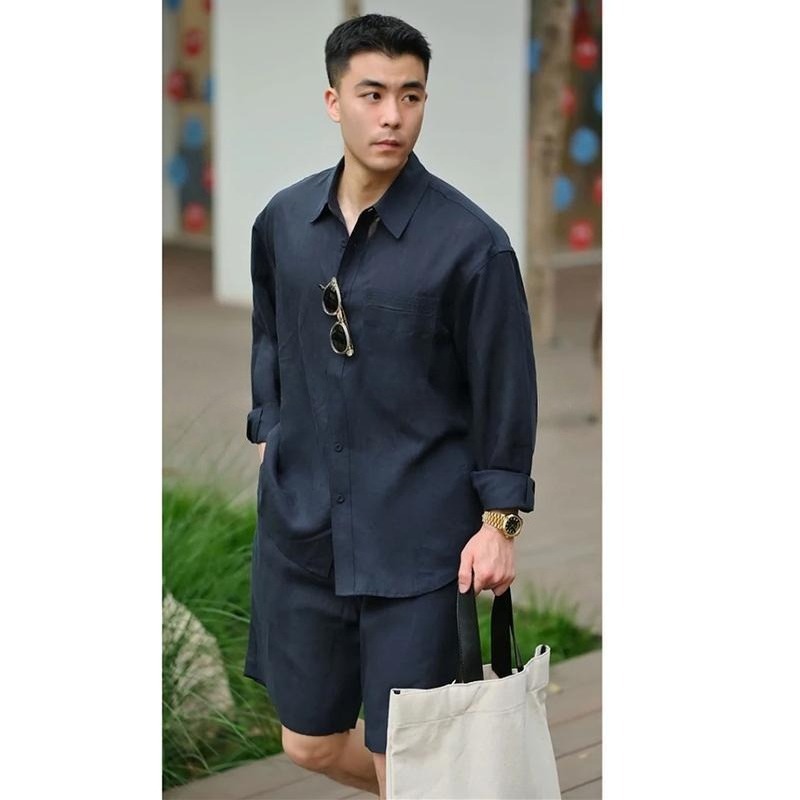 Summer Casual Set Lyocell Line – обзор и цена Mens Fashion Trend