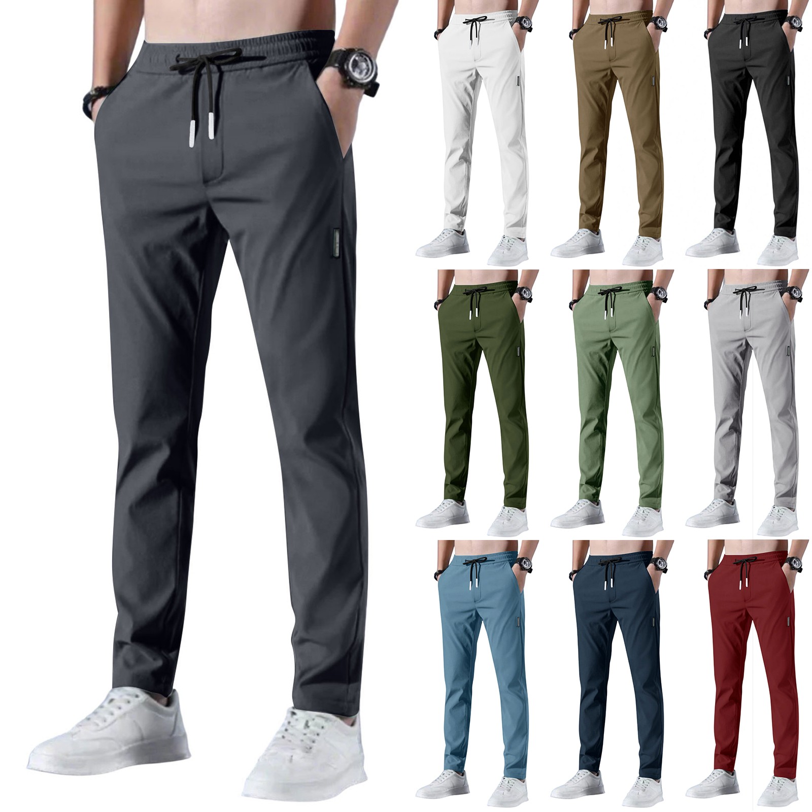 Men'S Loose Trousers Summer Sl – обзор и цена Men'S Fashion Trousers