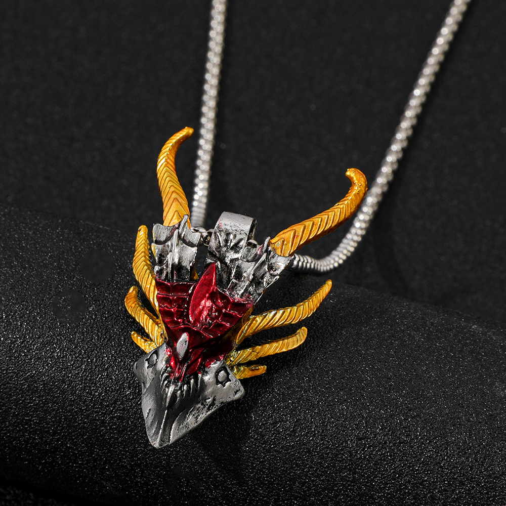 Retro Hip-Hop Evil Dragon Head – обзор и цена Men'S Fashion Necklaces