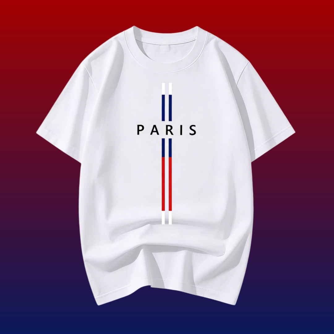 Fashion T-shirt casual loose p – обзор и цена Paris Fashion Men
