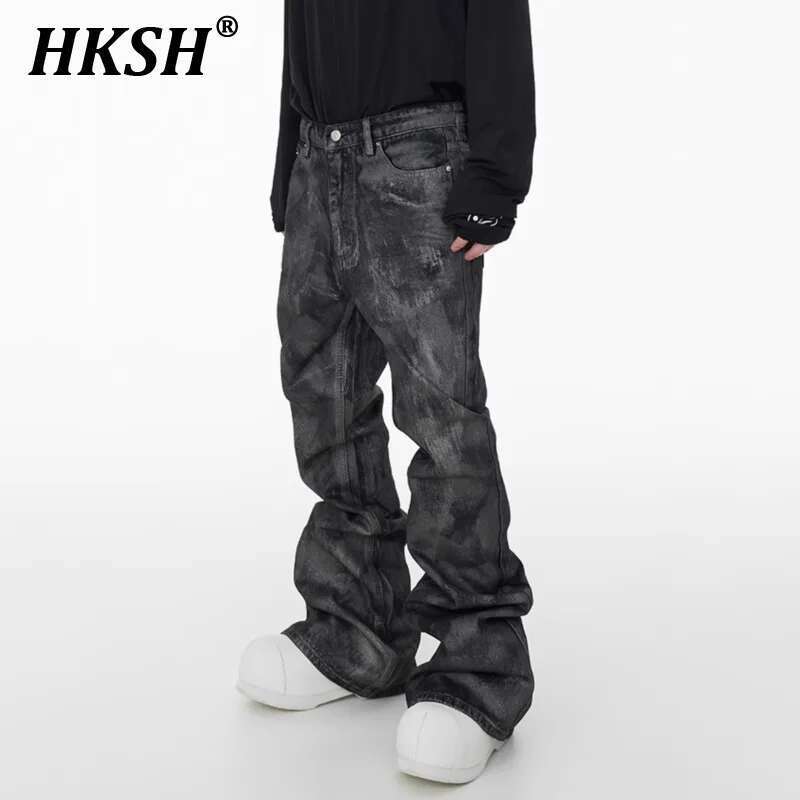 HKSH Men's Tide Dark High Stre – обзор и цена Men'S Fashion Nova Jeans