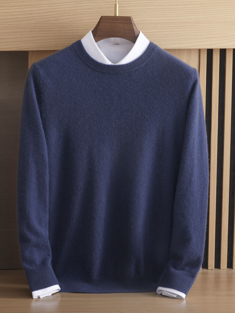 Pure cashmere men's round neck – обзор и цена Turtleneck Sweater Men
