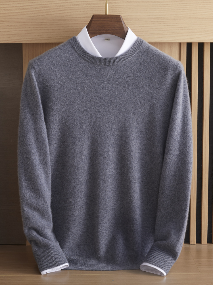 Pure cashmere men's round neck – обзор и цена Turtleneck Sweater Men
