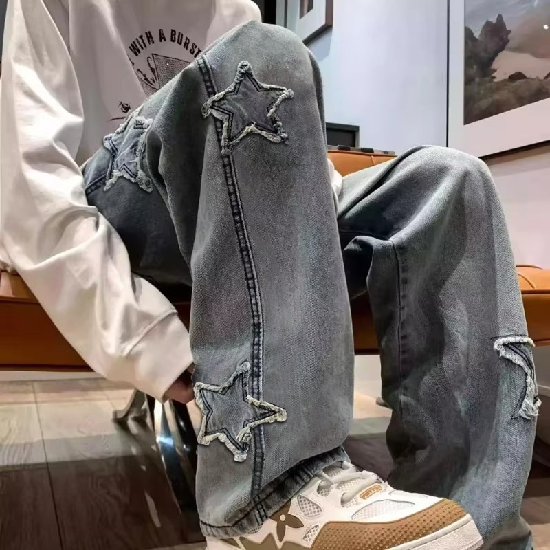 Star Embroidery Straight Casua – обзор и цена Men'S Fashion Nova Jeans