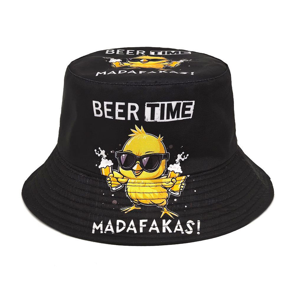 Funny Duck Print Panama Summer – обзор и цена Mens Fashion Bucket Hat