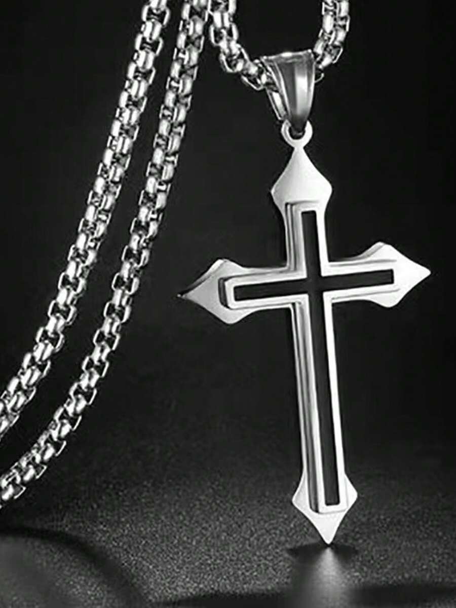 2024 Cross Necklace For Men, S – обзор и цена Men'S Fashion Necklaces