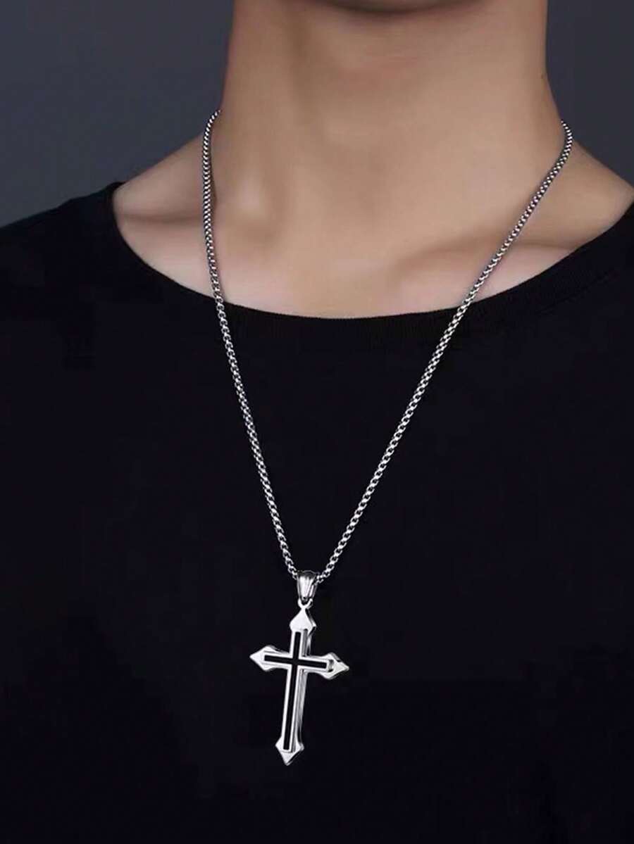 2024 Cross Necklace For Men, S – обзор и цена Men'S Fashion Necklaces