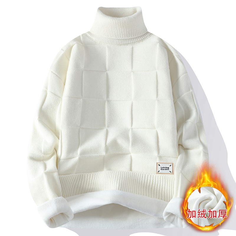 New Winter Men Fleece Warm Tur – обзор и цена Turtleneck Sweater Men