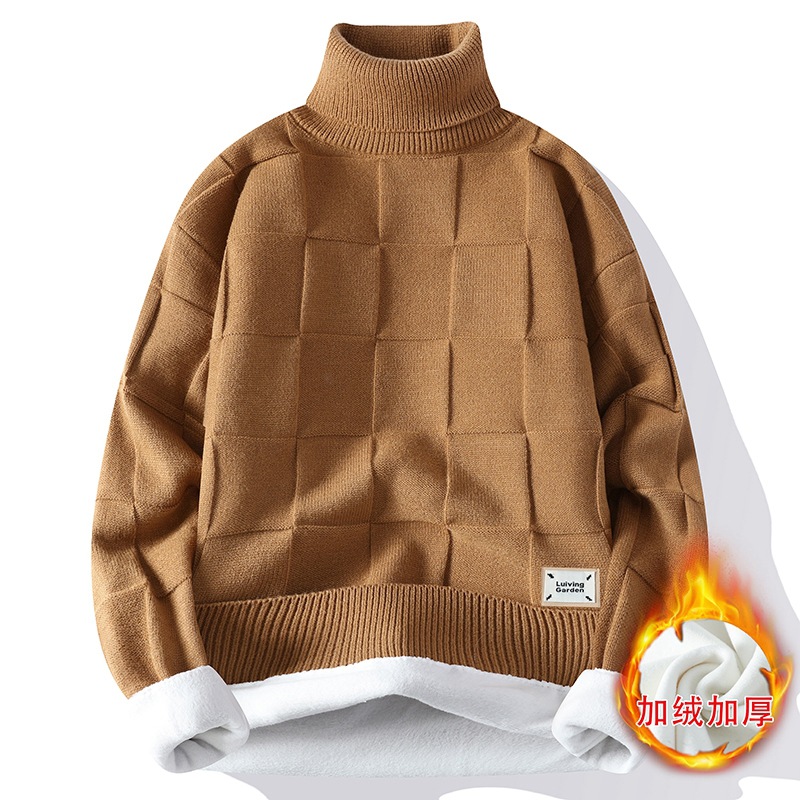 New Winter Men Fleece Warm Tur – обзор и цена Turtleneck Sweater Men