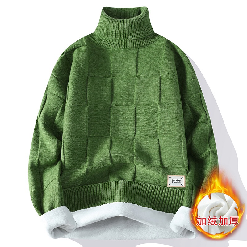 New Winter Men Fleece Warm Tur – обзор и цена Turtleneck Sweater Men
