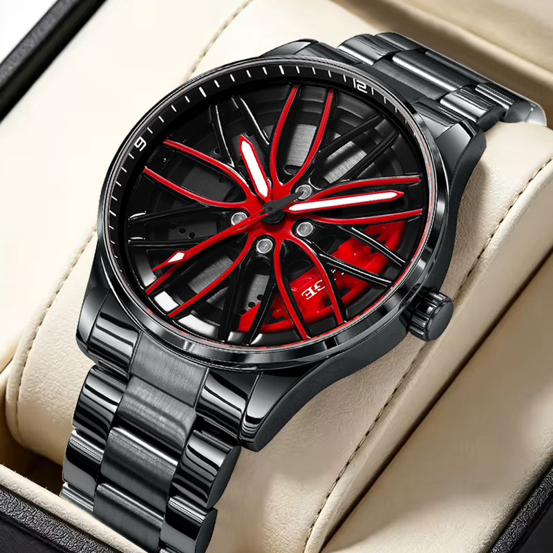 LIGE New Car Wheel Hub Quartz  – обзор и цена Men'S Fashion Hub