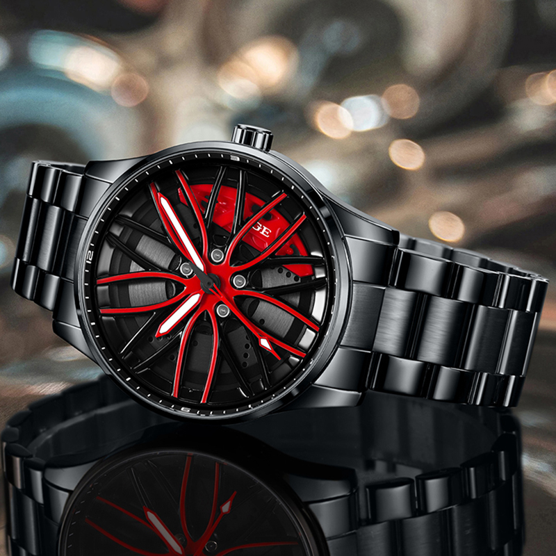 LIGE New Car Wheel Hub Quartz  – обзор и цена Men'S Fashion Hub