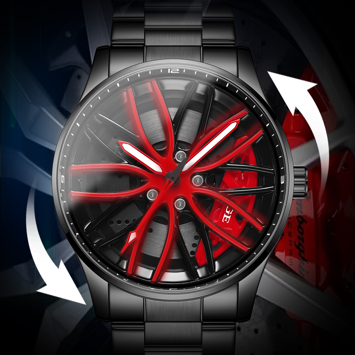 LIGE New Car Wheel Hub Quartz  – обзор и цена Men'S Fashion Hub